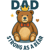 Dad, strong as a bear