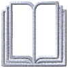 Book embroidered