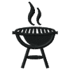Grill BBQ ricamato