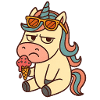 Einhorn mit Eis