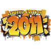 Limited Edition Graffiti-Jahreszahl 2011