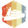 Retro Steam Locomotive