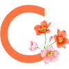 C with flowers