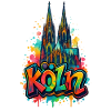 Cologne Cathedral Graffiti Style