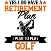 Golf Pensionsplan Humor Golfspelare