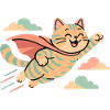 Super Katze Britisch Kurzhaar getigert Geschenk