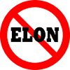 Anti Elon Round NO Bumper