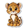 Guépard mignon
