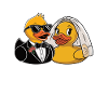 Rubber ducks Newlyweds