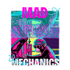 Mad Mechanics – Neon Monkey Garage Art