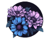 Blumenpracht in der Nacht