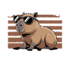 Funny Capybara Dad