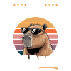 Funny Capybara Dad