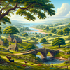 Vivid nature view