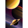 Cosmic Planetsand Galaxy Art