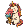 Unicorno Gelato Unicorno Regalo Design