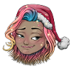 Whimsical Holiday Girl Illustration