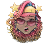 Regenbogen Hitzschlag Mädchen Design