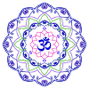 Mandala Universe Vibrant Circular