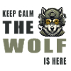 Keep Calm Wolf Is Here