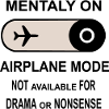 Mentally on Airplane Mode