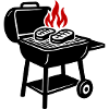 Grilling Steak Flame
