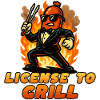 Licence to Grill Flaming Chef