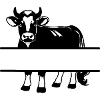 Cow with Text Space – Farm Shirt