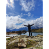 Triumphal summit at the top