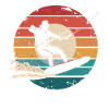 Retro Vintage Kiteboarding Surfing Przygoda Prezenty