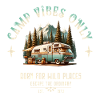 Campers in the mountains