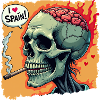 Teschio di zombie – Amo il design spagnolo
