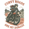 Le strade curve sono il mio dominio motociclista