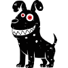 Dog graffiti