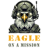 Military Eagle on Mission