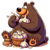 Garlic Bear Yummy Knofi Gift