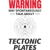 Tectonic Plates Geology Earth Science Warning