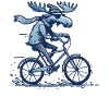 Design dell'alce della bicicletta per gli amanti della bici da strada con stile