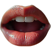 Nahe Lippen: Kuss-Motiv