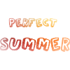 Perfect summer
