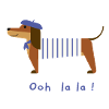 Dachshund Ooh la la