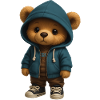 Sweat à capuche Teddy