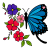 Mariposa Flower Power