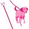 Sassy Service Dog – Pink Vibes