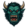 Demonic Wyrm Face