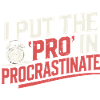Profi-Aufschieber: Uhr & Spruch