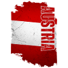 Vertical Austrian flag, Austrian pride