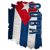 Vertical Cuban flag, Cuban pride