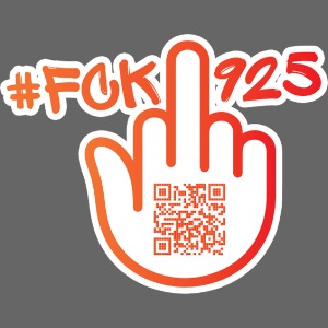 FCK925 Graffiti QR White
