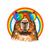 capybara, LGTB,Regenbogen,Sonnenbrille,bunt